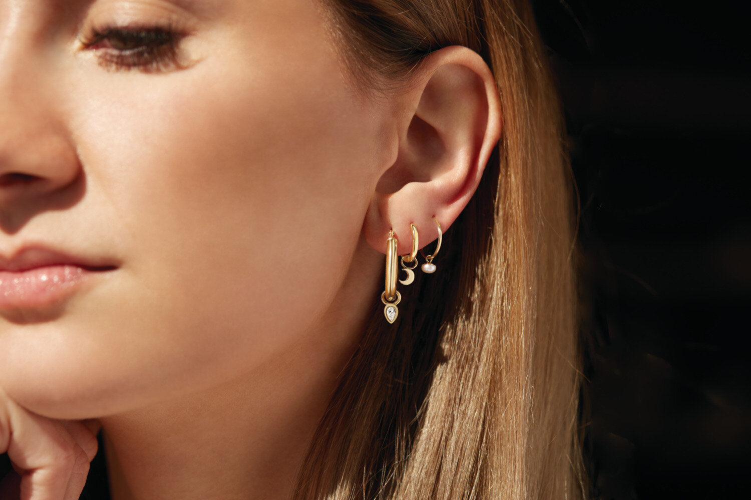 Tube Hoop Earrings