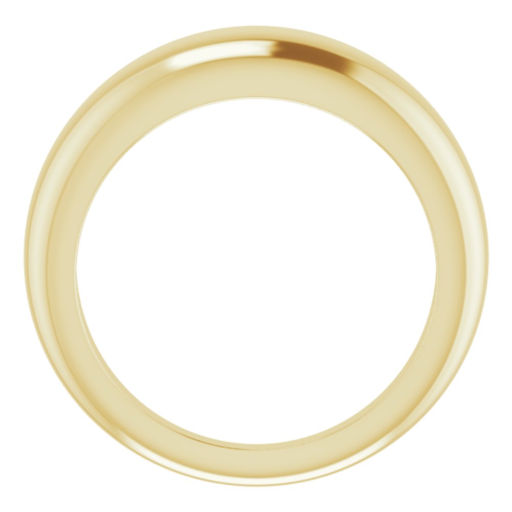 14K Solid Gold Dome Ring