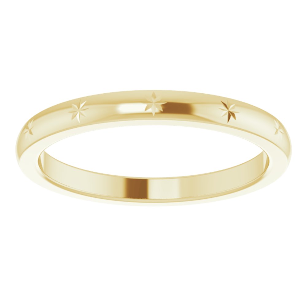 Men's 14k solid gold Starburst Ring