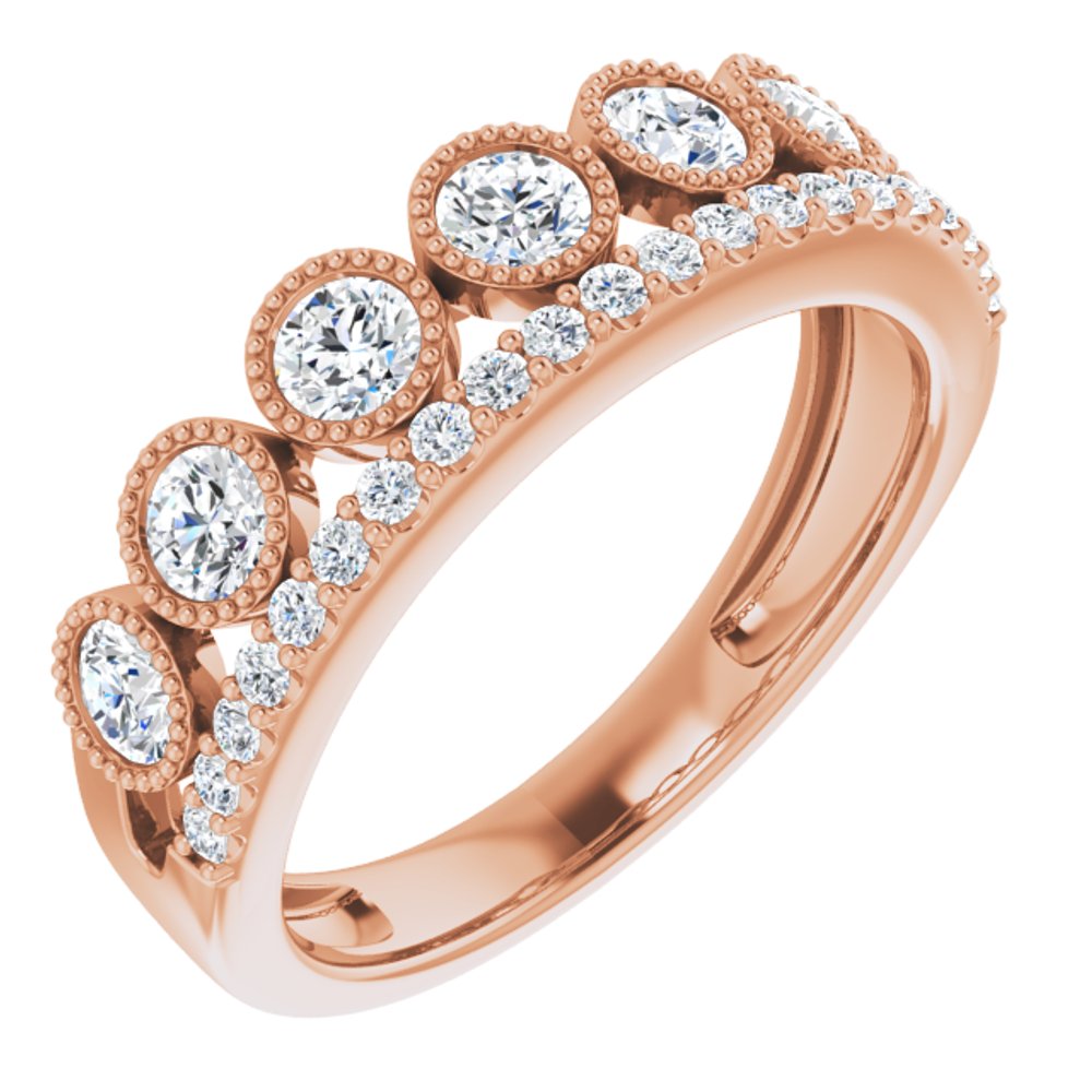 14K Rose 1 CTW Lab-Grown Diamond Ring