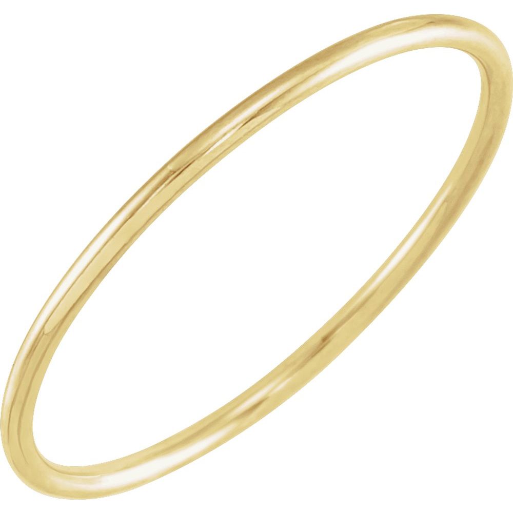 14K Yellow Stackable Ring Size 8